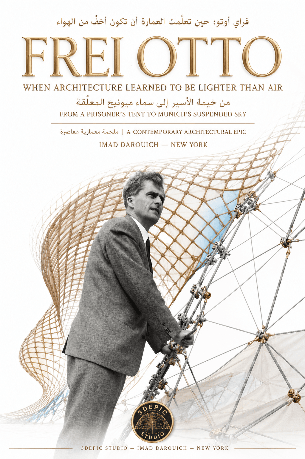 Frei Otto: When Architecture Learned to Be Lighter Than Air